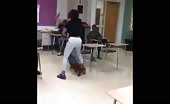 Girl Gets Stomped Out At School