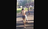 Nude Bitch Hood Fight