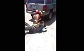 MMA Nude Black Bitch Fighting Old Man