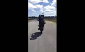 Showoff Biker Pays The Price