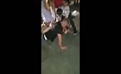 Humiliated By A Girl In Street Fight
