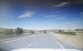 2 people bumping into a roadway in south africa, one didn't q.