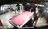A set of killers interrupted a leisure in a billiard roo