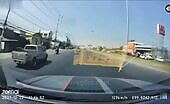 A truck struck a motorbike at a speed of 150 kmh d.