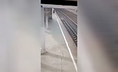 Woman struck by train