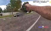 Armed suspect held hostage until cops shot him d.