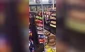 Monster of a woman entirely destroys a sunoco gas station in