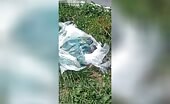 Body of male discovered inside a plastic bag s.
