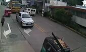 Man hit by truck in suicidal act