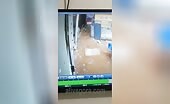 Woman killed by falling suicide victim