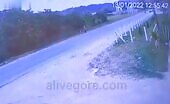 Man jumps under train