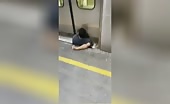 Man crushed between train and platform