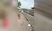 Indonesian woman killed by train