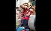 Woman's intestines protrude from stomach