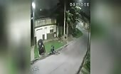 Thief attempting to steal cable TV receives instant karma