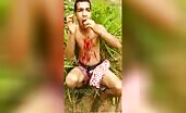 Tongue severed in murders and executions