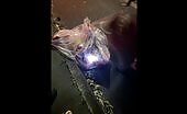 Woman thrown in garbage bag
