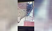 2 females jumped off the roofing system one after another (landing mommy