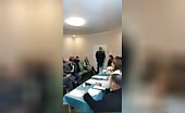 Ukrainian official sets off grenades at village meeting