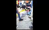 Woman crashes motorcycle after failing to stop