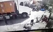 Workshop wheel explodes