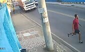Woman crushed by truck