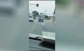 Woman run over