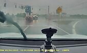 Driver Crashes After Failing to Brake