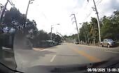 Electricity Poles Topple in Domino Effect