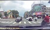 BMW Crashes into Multiple Vehicles