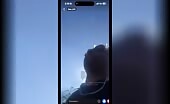 Man Confronts Armed Enemy on Live Stream