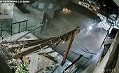 Truck Crashes Over Pergola