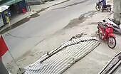 Biker Collides