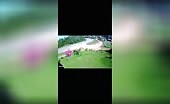 Bikes Explode in Crash