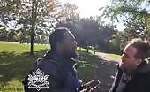 Drunk Man Attacks Bible-Reading Black Man