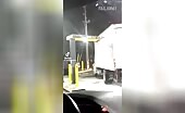 Truck Tears Apart at Drive-Thru
