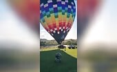 Brazil Balloon Accident: People Fall