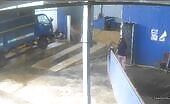 Car Crashes Into Woman on Ramp