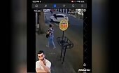 Car Hits Motorcycle