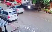 Car Hits Pedestrians