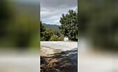 Cameraman Narrowly Escapes Injury