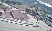 Van Loses Control, Hits Roof