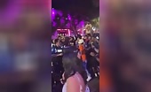 Cop Punches Man at Party