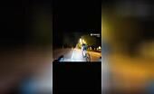 Cyclist Crashes into Another