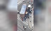 Cyclist Crushed by Truck