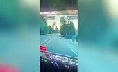 Cyclist Shoved by Motorcyclist