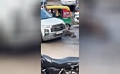 Drunk Man Run Over by SUV