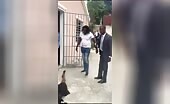 Man in Skinny Jeans Assaults Woman