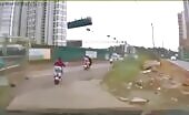 Crane Collapses Suddenly