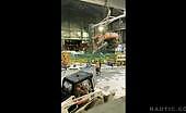 Excavator Falls Into Shaft